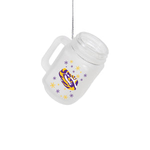 LSU Tigers NCAA Mason Jar Ornament