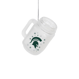 Michigan State Spartans NCAA Mason Jar Ornament