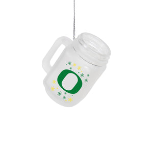Oregon Ducks NCAA Mason Jar Ornament