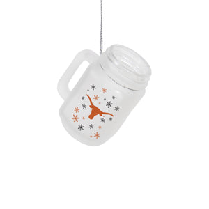 Texas Longhorns NCAA Mason Jar Ornament