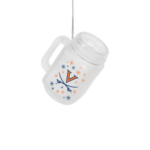Virginia Cavaliers NCAA Mason Jar Ornament