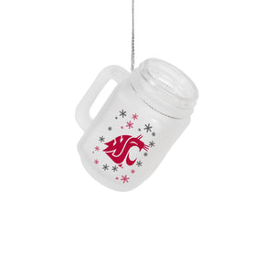 Washington State Cougars NCAA Mason Jar Ornament