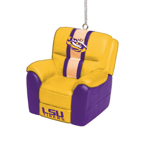 LSU Tigers NCAA Reclining Chair Ornament