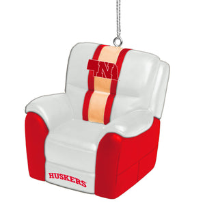 Nebraska Cornhuskers NCAA Reclining Chair Ornament