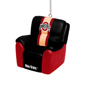 Ohio State Buckeyes NCAA Reclining Chair Ornament