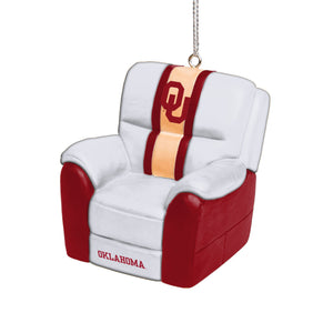 Oklahoma Sooners NCAA Reclining Chair Ornament
