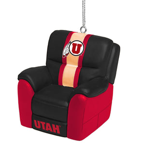 Utah Utes NCAA Reclining Chair Ornament