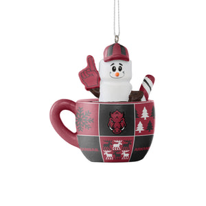 Arkansas Razorbacks NCAA Smores Mug Ornament