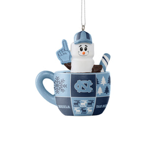 North Carolina Tar Heels NCAA Smores Mug Ornament