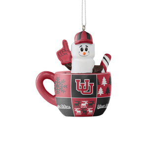 Utah Utes NCAA Smores Mug Ornament