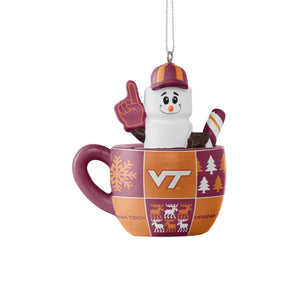Virginia Tech Hokies NCAA Smores Mug Ornament