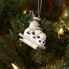 Army Black Knights NCAA Sledding Snowmen Ornament