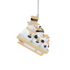 Army Black Knights NCAA Sledding Snowmen Ornament