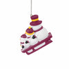 Arizona State Sun Devils NCAA Sledding Snowmen Ornament