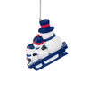 Arizona Wildcats NCAA Sledding Snowmen Ornament