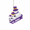 East Carolina Pirates NCAA Sledding Snowmen Ornament