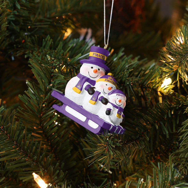 FOCO Cleveland Browns Snowmen Sledding Ornament