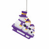 East Carolina Pirates NCAA Sledding Snowmen Ornament