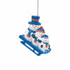 Florida Gators NCAA Sledding Snowmen Ornament