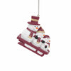 Florida State Seminoles NCAA Sledding Snowmen Ornament