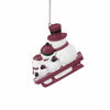 Mississippi State Bulldogs NCAA Sledding Snowmen Ornament