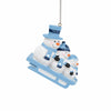 North Carolina Tar Heels NCAA Sledding Snowmen Ornament