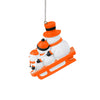 Oklahoma State Cowboys NCAA Sledding Snowmen Ornament