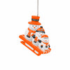 Oklahoma State Cowboys NCAA Sledding Snowmen Ornament