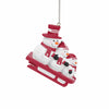 Oklahoma Sooners NCAA Sledding Snowmen Ornament