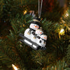 Purdue Boilermakers NCAA Sledding Snowmen Ornament