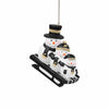 Purdue Boilermakers NCAA Sledding Snowmen Ornament