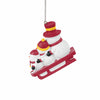 USC Trojans NCAA Sledding Snowmen Ornament