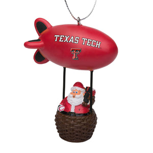 Texas Tech Red Raiders NCAA Santa Blimp Ornament