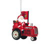 Louisville Cardinals NCAA Santa Riding Tractor Ornament