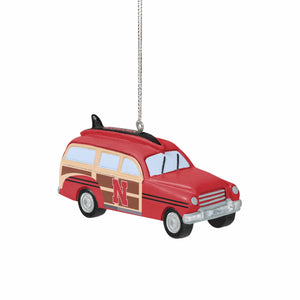 Nebraska Cornhuskers NCAA Station Wagon Ornament