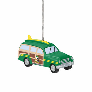 Oregon Ducks NCAA Station Wagon Ornament