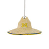 Michigan Wolverines NCAA Straw Hat Ornament