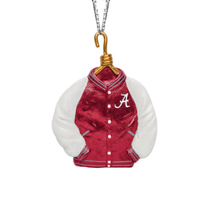 Alabama Crimson Tide NCAA Varsity Jacket Ornament