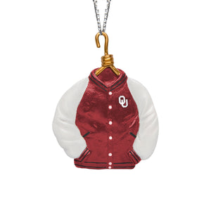 Oklahoma Sooners NCAA Varsity Jacket Ornament