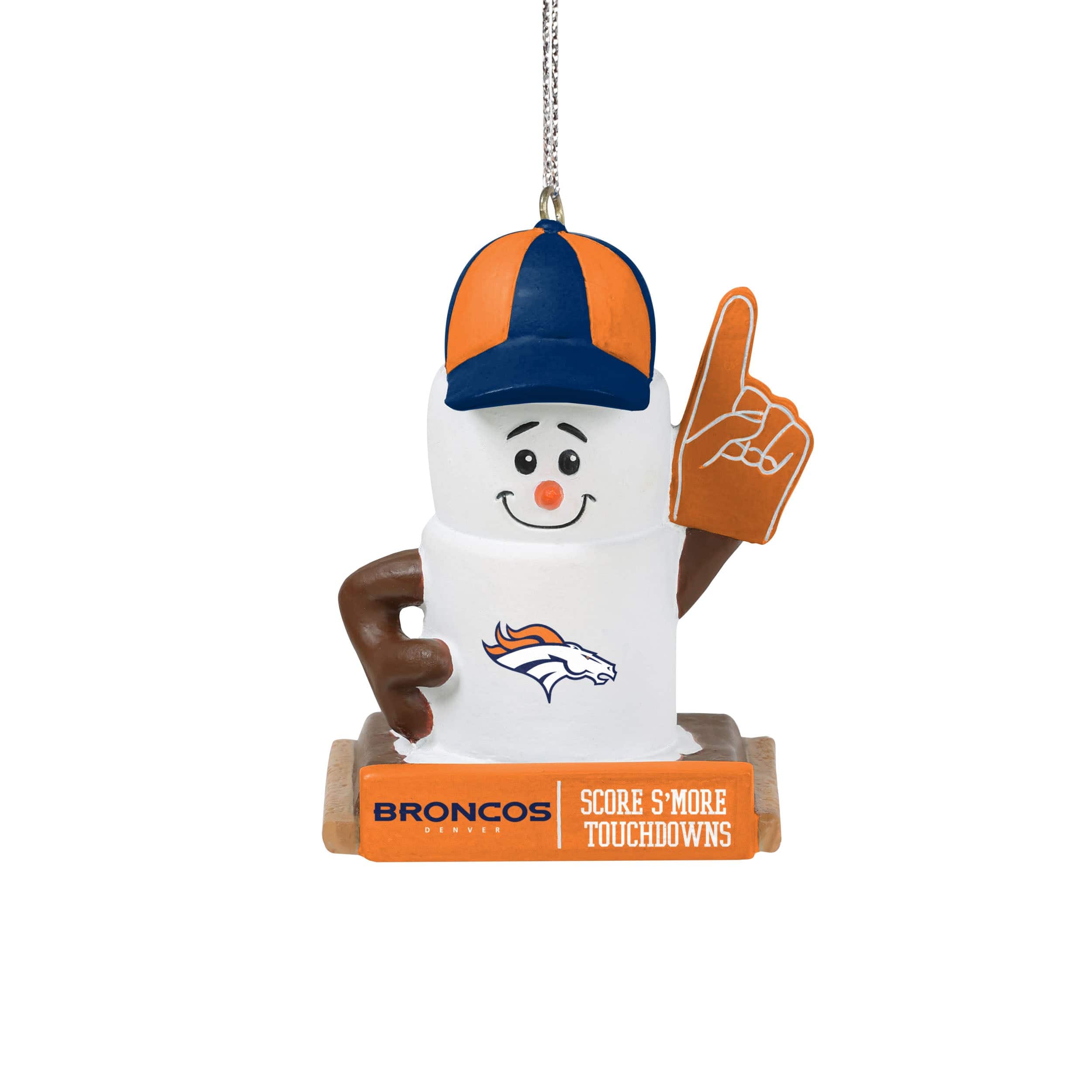 Merry Christmas Denver Broncos NFL Santa And Reindeer Ornaments - Banantees