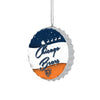 Chicago Bears NFL Bottlecap Sign Ornament