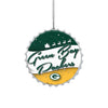 Green Bay Packers NFL Bottlecap Sign Ornament