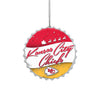 Kansas City Chiefs NFL Bottlecap Sign Ornament