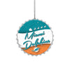 Miami Dolphins NFL Bottlecap Sign Ornament