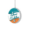 Miami Dolphins NFL Bottlecap Sign Ornament