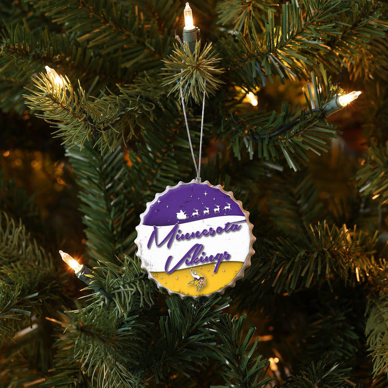 Minnesota Vikings Christmas Tree Holiday Ornament - Plush Gnome