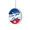 New York Giants NFL Bottlecap Sign Ornament