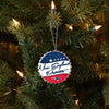 New England Patriots NFL Bottlecap Sign Ornament