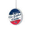 New England Patriots NFL Bottlecap Sign Ornament