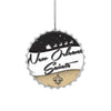 New Orleans Saints NFL Bottlecap Sign Ornament